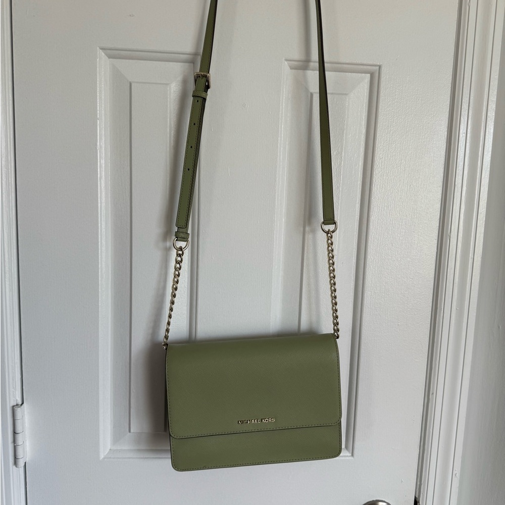 Michael Kors Green Crossbody Bag
